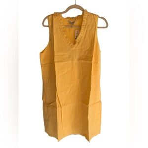 NWT Tommy Bahama Two Palms Ruffle Shift Dress in Grand Soleil Size L